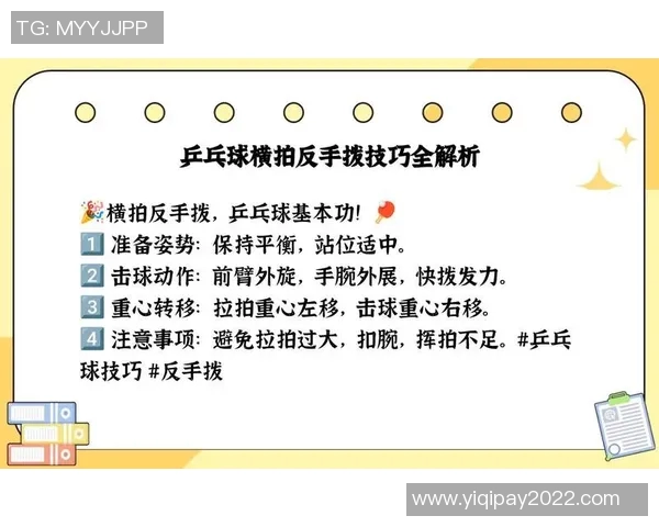 科学乒乓球训练：提升个人能力的有效方法与技巧分享